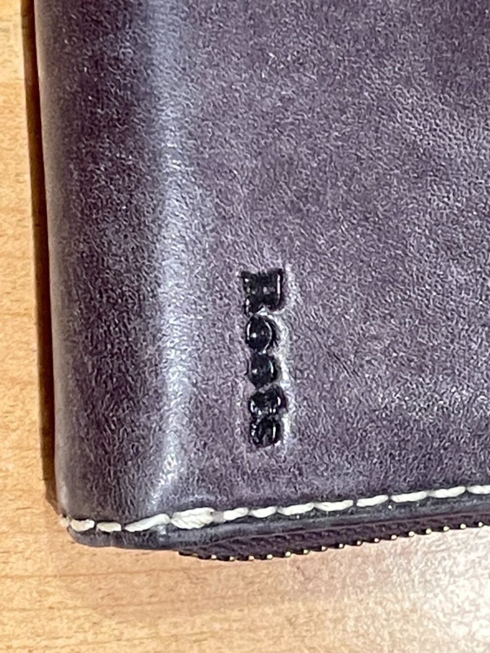 Beautiful Roots Leather Wallet - Deep Purple - Picture 4 of 5